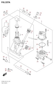 DF175AZ From 17503Z-910001 (E03)  2019 drawing TRIM CYLINDER