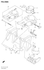 00252F-410001 (2014) 2.5hp P01-Gen. Export 1 (DF2.5) DF2.5 drawing SWIVEL BRACKET