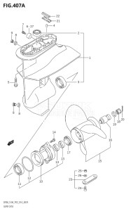 00801F-410001 (2014) 8hp P03-U.S.A (DF8A) DF8A drawing GEAR CASE