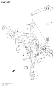 17502Z-310001 (2013) 175hp E03-USA (DF175Z) DF175Z drawing SWIVEL BRACKET (DF175T:E03)