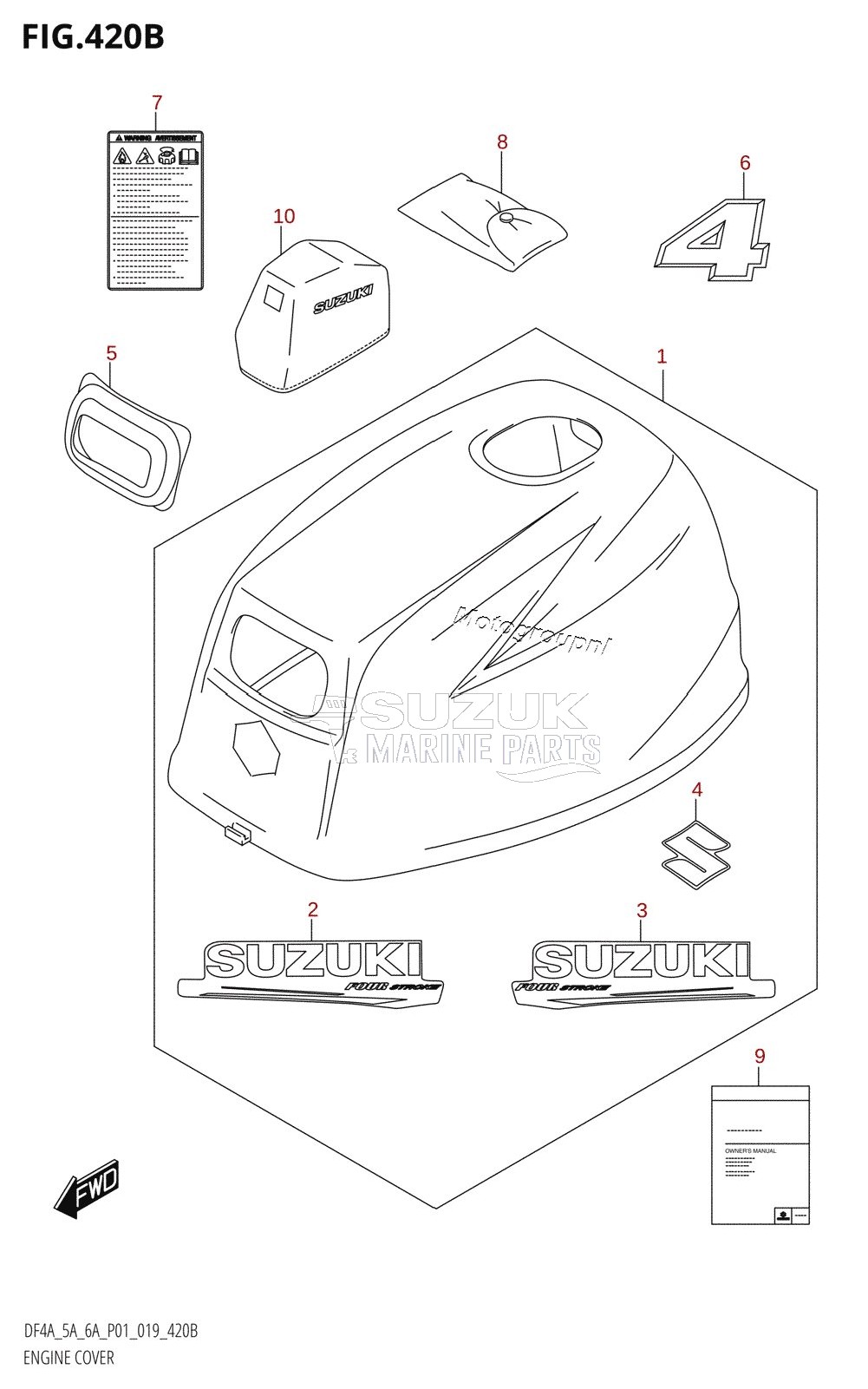 ENGINE COVER (DF4A)