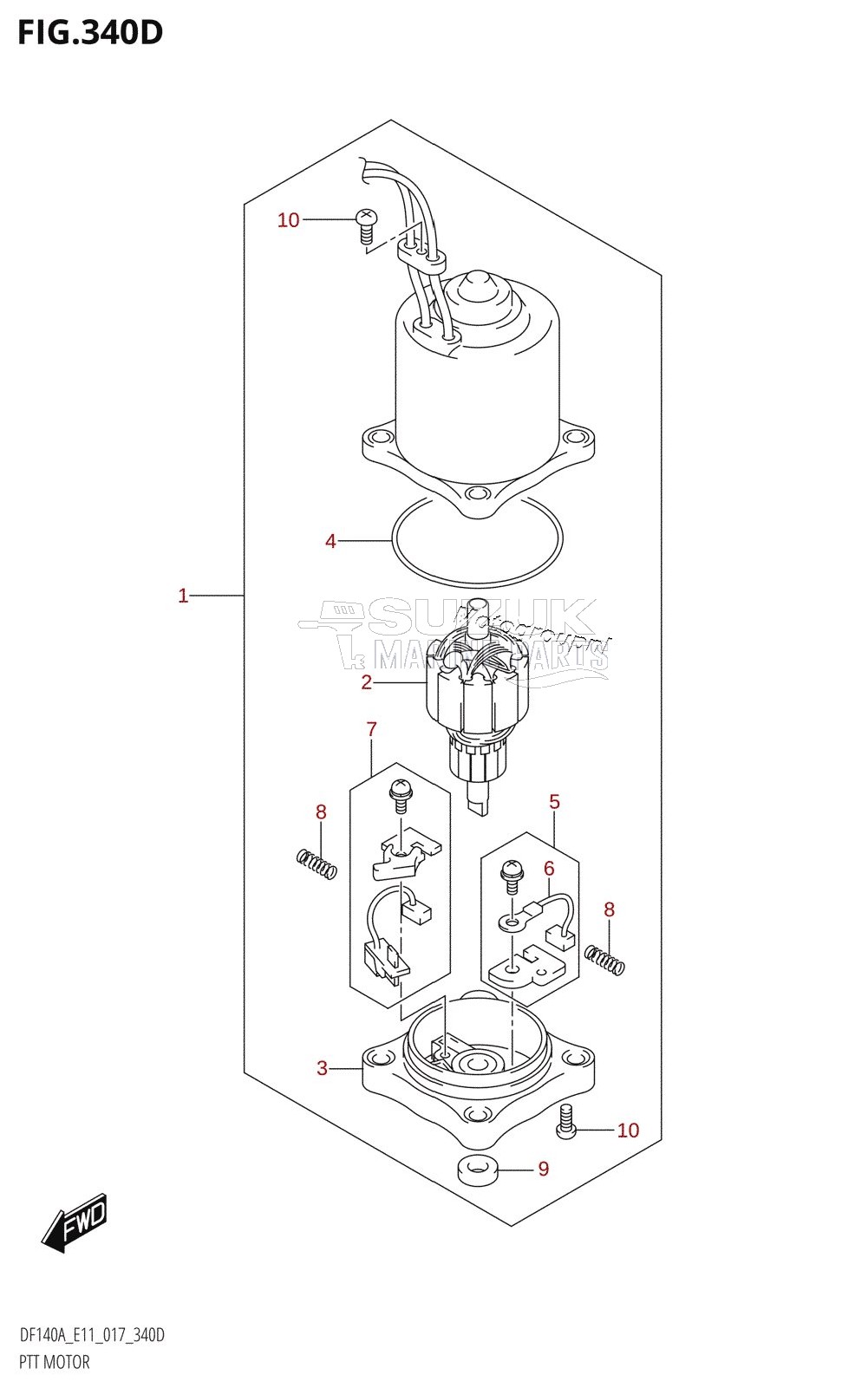 PTT MOTOR (DF115AZ:E11)