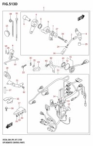 DF30A From 03003F-710001 (P01 P40)  2017 drawing OPT:REMOTE CONTROL PARTS (DF30ATH:P01)