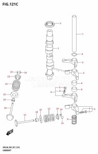 DF8A From 00801F-710001 (P01)  2017 drawing CAMSHAFT (DF9.9A:P01)