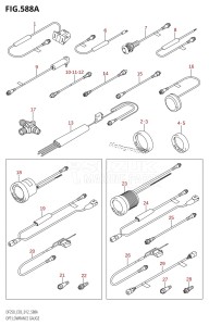 DF250ST From 25004F-210001 (E03)  2012 drawing OPT:LOWRANCE GAUGE