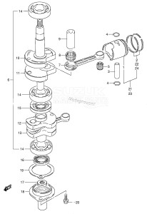 DT6 From 00601-251 001 ()  2002 drawing CRANKSHAFT