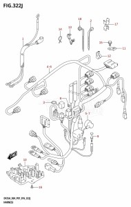 DF25A From 02504F-610001 (P01)  2016 drawing HARNESS (DF30AQ:P01)