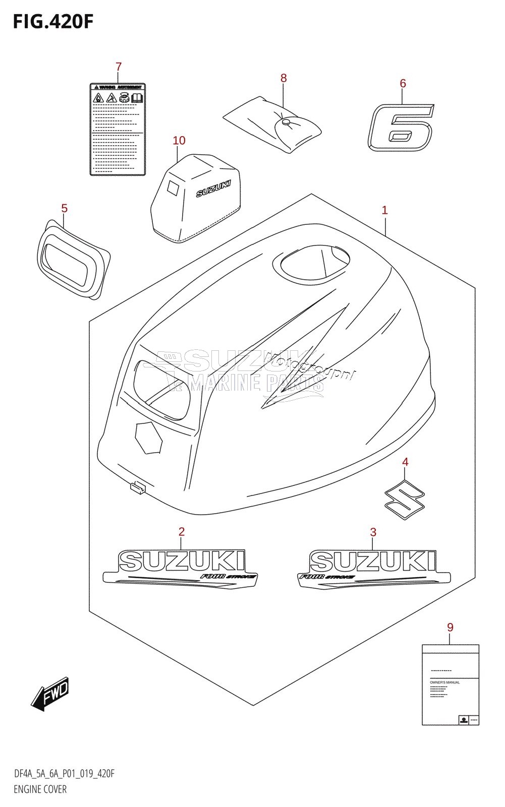 ENGINE COVER (DF6A)