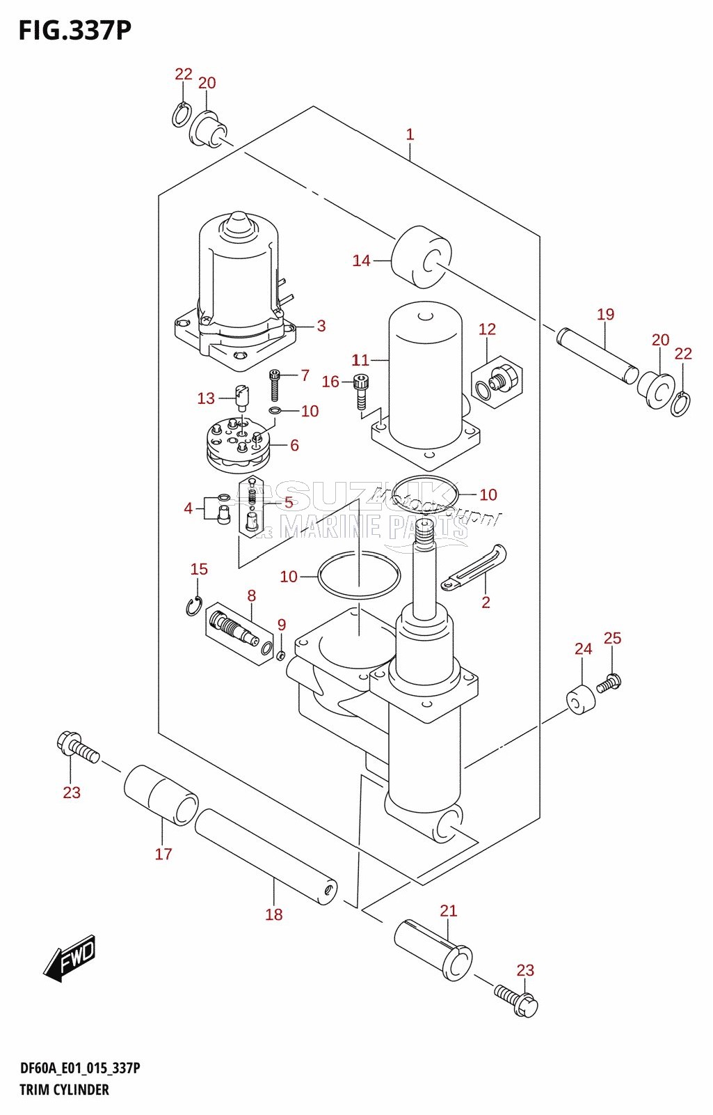 TRIM CYLINDER (DF60AVTH:E01)