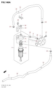 DF100A From 10003F-310001 (E01 E40)  2013 drawing FUEL PUMP