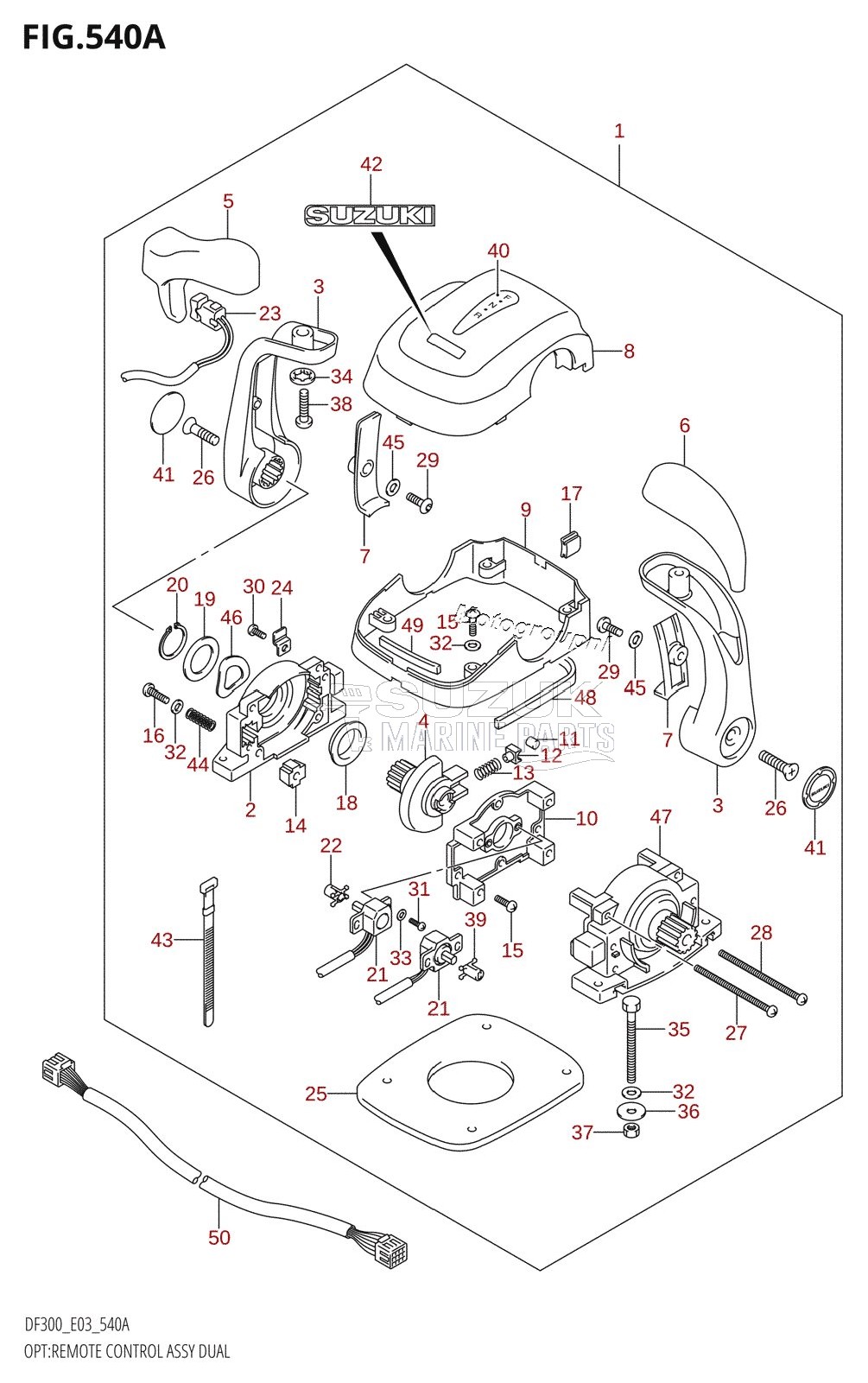 OPT:REMOTE CONTROL ASSY DUAL (K7)