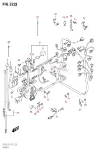 DF225T From 22503F-710001 (E01 E40)  2017 drawing HARNESS (DF250T:E01)