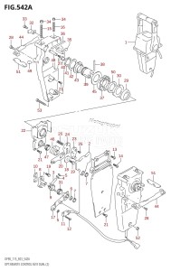 DF115T From 11502F-010001 (E03)  2010 drawing OPT:REMOTE CONTROL ASSY DUAL (2)