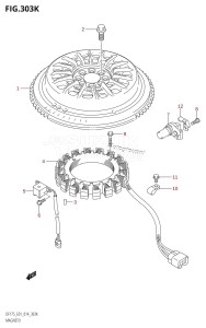 DF150ZG From 15002Z-410001 (E40)  2014 drawing MAGNETO (DF175T:E40)