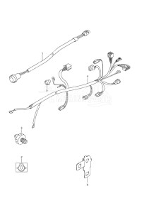 Outboard DF 9.9 drawing Electrical w/Remote Control