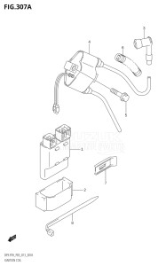 00993F-310001 (2013) 9.9hp P03-U.S.A (DF9.9TH) DF9.9 drawing IGNITION COIL