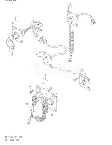 DF140 From 14000Z-251001 ()  2002 drawing OPT:SWITCH