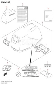 DT15A From 01504-510001 (P36-P40)  2015 drawing ENGINE COVER (DT9.9A:P36)