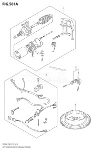 DT40 From 04005-910001 ()  2019 drawing OPT:STARTING MOTOR (MANUAL STARTER) (DT40W:M-STARTER)