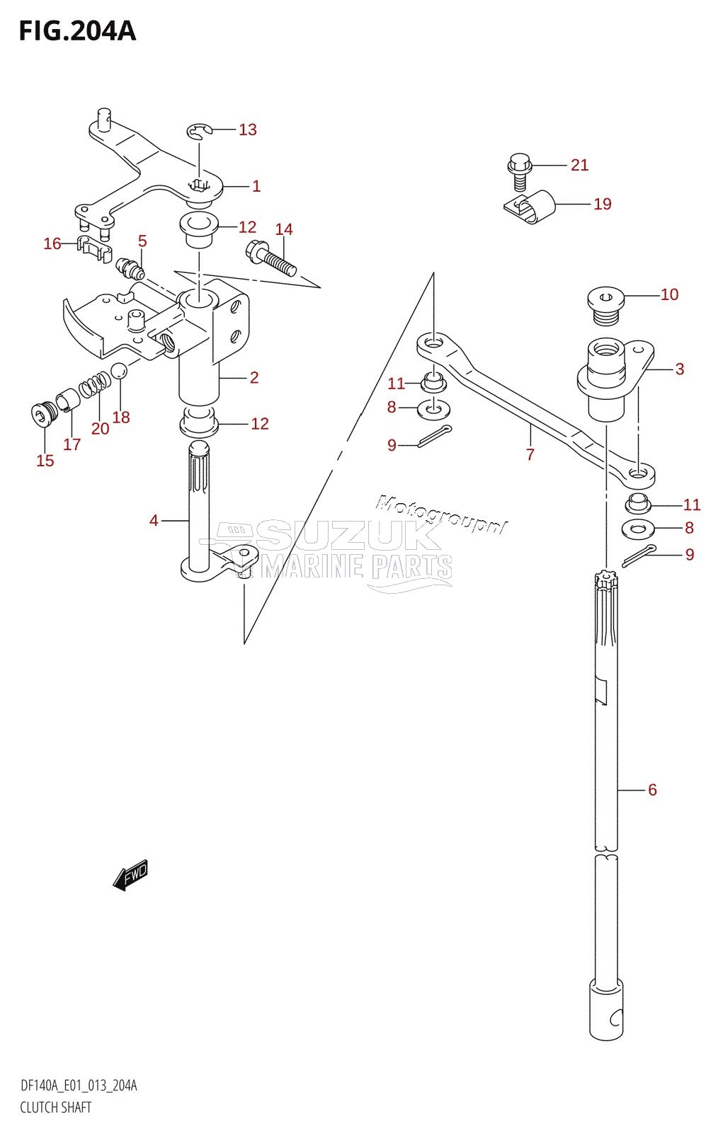 CLUTCH SHAFT