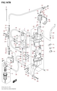 DF250T From 25004F-510001 (E03)  2015 drawing FUEL PUMP /​ FUEL VAPOR SEPARATOR (DF200Z:E03)