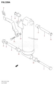 DF50 From 05001F-680001 (E03)  2006 drawing GAS CYLINDER ((DF40QH,DF50QH):(X,Y))