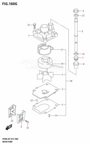 DF90A From 09003F-910001 (E01 E40)  2019 drawing WATER PUMP (DF100B:E01)