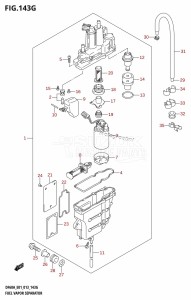 DF50A From 05003F-310001 (E01)  2013 drawing FUEL VAPOR SEPARATOR (DF60A:E01)