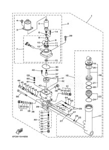 F40FETS drawing POWER-TILT-ASSEMBLY