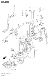 DF25A From 02504F-240001 (P03)  2022 drawing HARNESS (DF25ATH,DF30ATH)