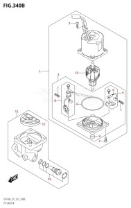 DF115A From 11503F-140001 (E11 E40)  2021 drawing PTT MOTOR (DF115AST,DF140AT,DF140AZ)