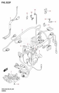 DF30A From 03003F-510001 (P03)  2015 drawing HARNESS (DF30AT:P03)