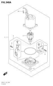 07003F-240001 (2022) 70hp E11 E40-Gen. Export 1-and 2 (DF70AT  DF70ATH  DF70ATH) DF70A drawing PTT MOTOR