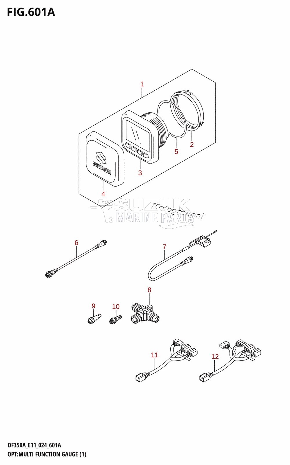 OPT:MULTI FUNCTION GAUGE (1) (E11,E01)