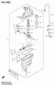 DF50A From 05003F-310001 (E03)  2013 drawing FUEL VAPOR SEPARATOR