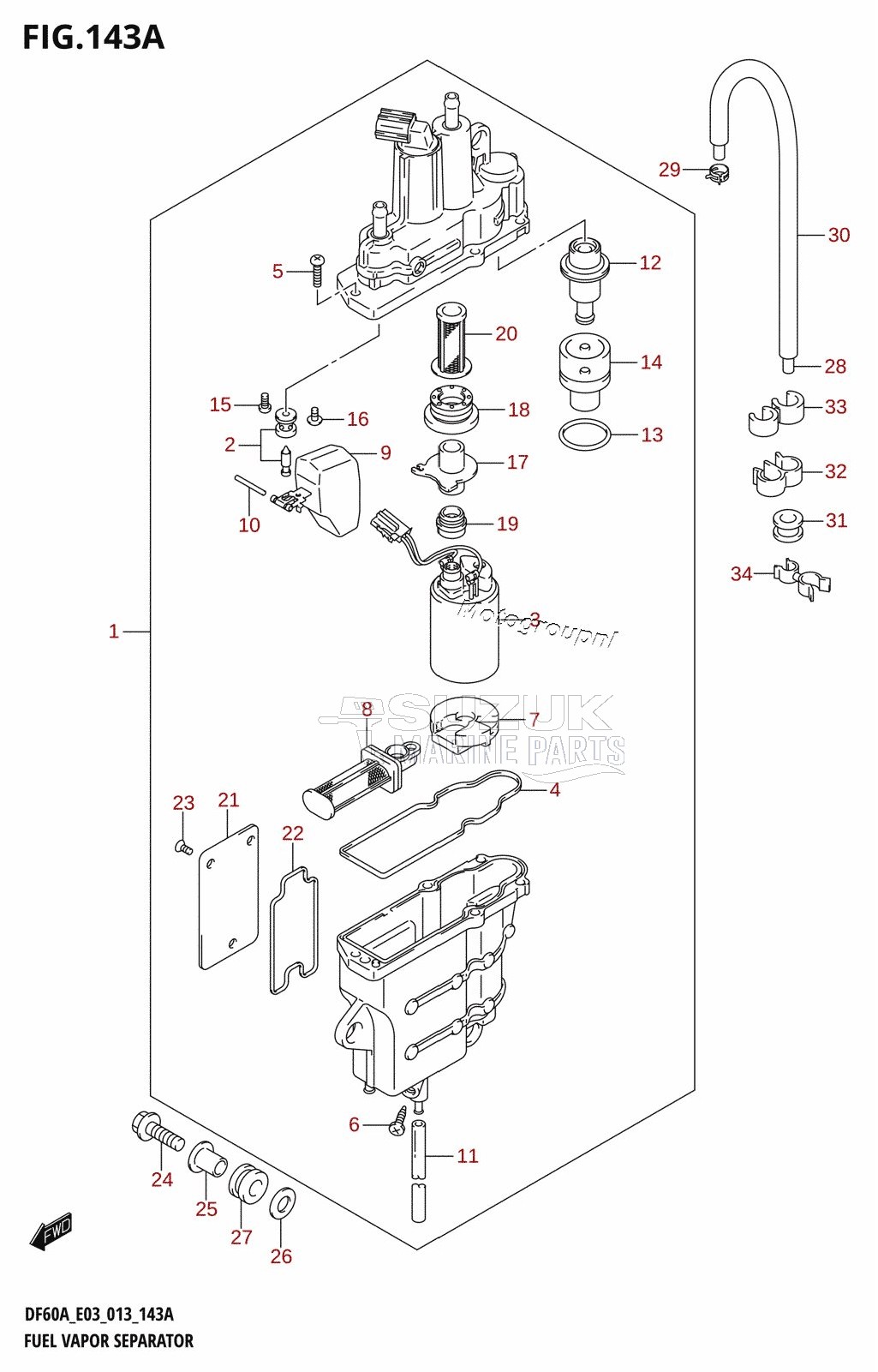 FUEL VAPOR SEPARATOR