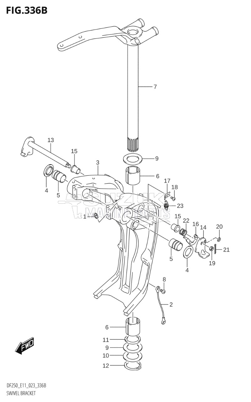 SWIVEL BRACKET (X-TRANSOM,XX-TRANSOM)