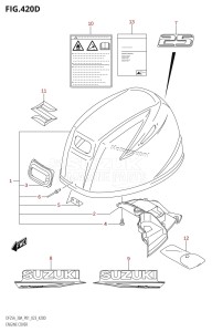 DF25A From 02504F-340001 (P01)  2023 drawing ENGINE COVER ((022,023):(DF25A,DF25AT,DF25ATH))