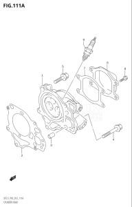 00252F-210001 (2012) 2.5hp P03-U.S.A (DF2.5) DF2.5 drawing CYLINDER HEAD