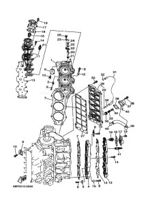 Z200N drawing CYLINDER--CRANKCASE-2