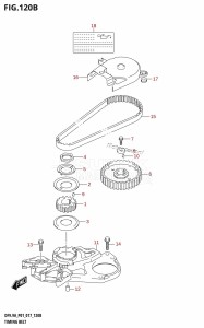 DF8A From 00801F-710001 (P01)  2017 drawing TIMING BELT (DF8AR:P01)