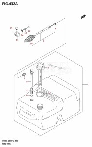 DF40A From 04003F-310001 (E01)  2013 drawing FUEL TANK