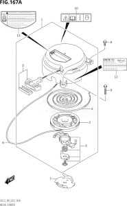 00252F-240001 (2022) 2.5hp P03-U.S.A (DF2.5) DF2.5 drawing RECOIL STARTER