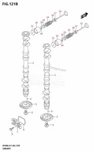 DF200AT From 20003F-440001 (E03 E11 E40)  2024 drawing CAMSHAFT (DF150AT,DF150AS,DF150AZ)