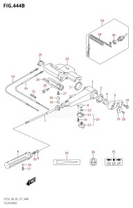 02504F-710001 (2017) 25hp P01-Gen. Export 1 (DF25A  DF25AR  DF25AT  DF25ATH) DF25A drawing TILLER HANDLE (DF25ATH:P01)