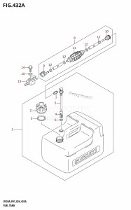 DF20A From 02002F-440001 (P01 - P40)  2024 drawing FUEL TANK