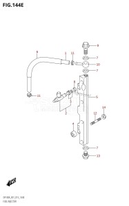 DF115A From 11503F-510001 (E01 E40)  2015 drawing FUEL INJECTOR (DF115AZ:E40)