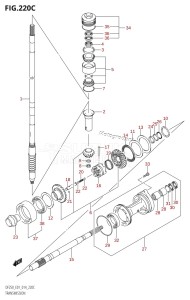 DF225T From 22503F-410001 (E01 E40)  2014 drawing TRANSMISSION (DF200Z:E01)