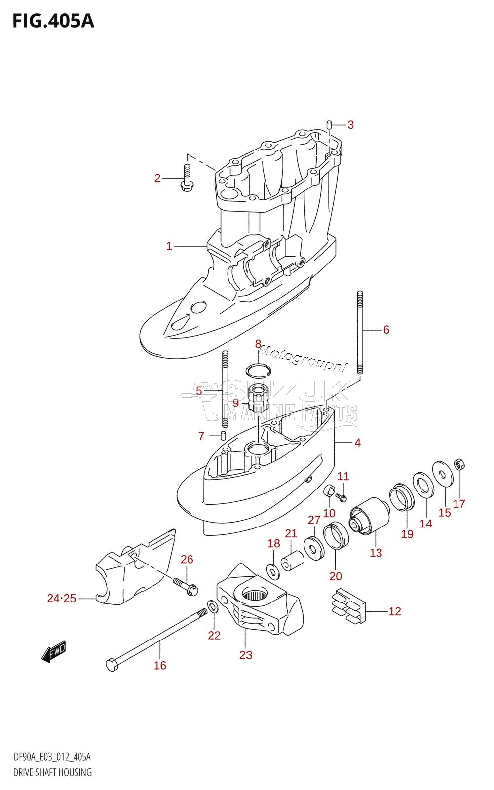 DRIVE SHAFT HOUSING