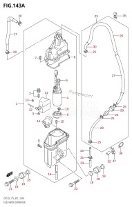 DF150Z From 15002Z-110001 (E01)  2011 drawing FUEL VAPOR SEPARATOR